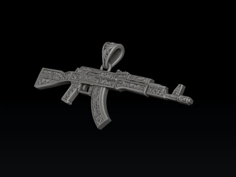 Pendente stilizzato Gan v3 con ornamenti Modello di stampa 3D Modello di stampa 3D