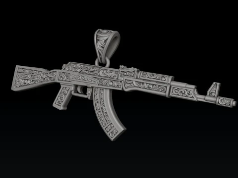 Pendente stilizzato Gan v3 con ornamenti Modello di stampa 3D Modello di stampa 3D