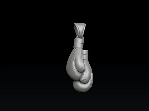 Boxing Gloves Pendant 3D print model 3D Print Model