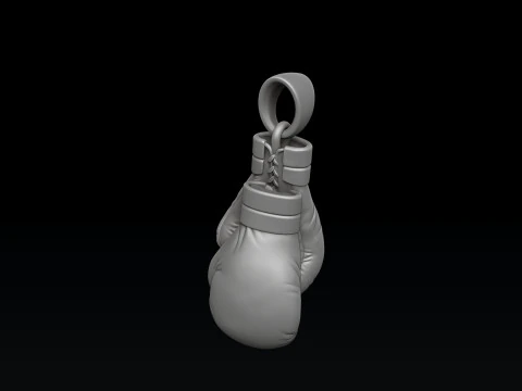 Boxing Gloves Pendant 3D print model 3D Print Model