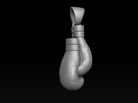 Modello di stampa 3D con pendente per guantoni da boxe Modello di stampa 3D