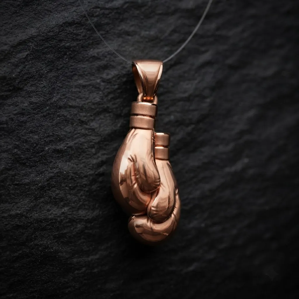 Boxing Gloves Pendant 3D print model 3D Print Model .c4d .max .obj .3ds .fbx .stl .blend 