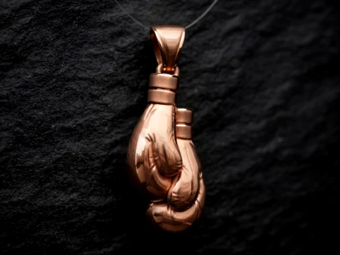 Boxing Gloves Pendant 3D print model 3D Print Model