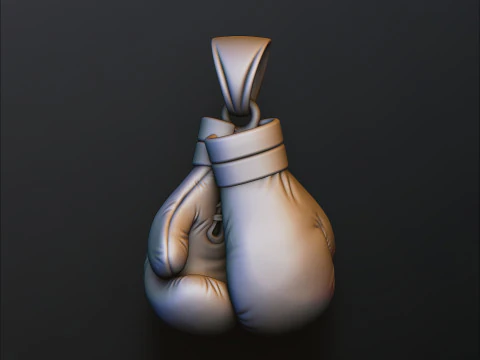 Ciondolo per guantoni da boxe v2 Modello di stampa 3D Modello di stampa 3D