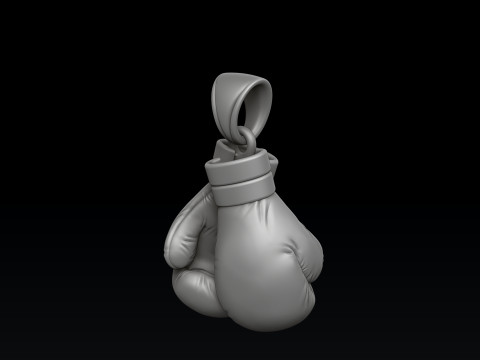 Ciondolo per guantoni da boxe v2 Modello di stampa 3D Modello di stampa 3D