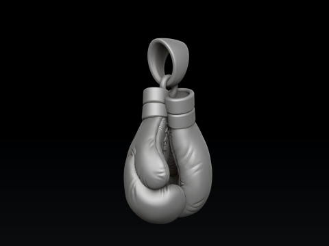 Ciondolo per guantoni da boxe v2 Modello di stampa 3D Modello di stampa 3D