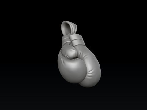 Ciondolo per guantoni da boxe v2 Modello di stampa 3D Modello di stampa 3D