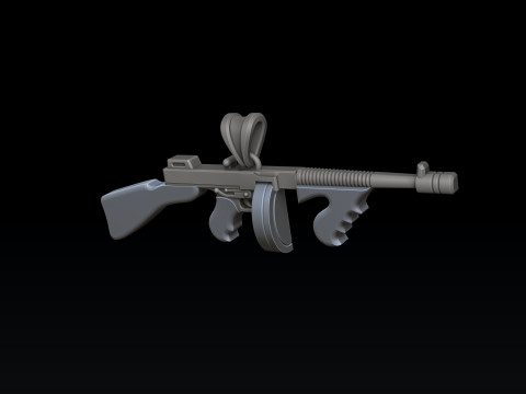 Modello di stampa 3D stilizzato Gan v6 pendente Modello di stampa 3D