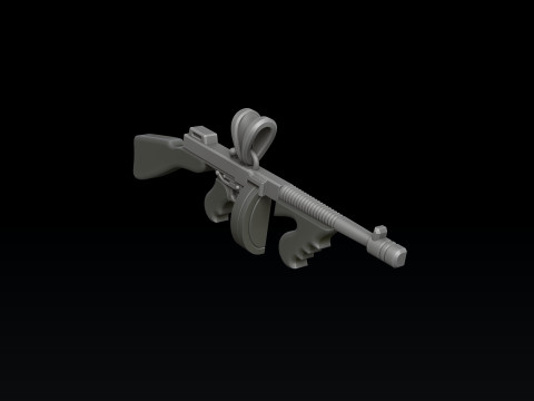 Modello di stampa 3D stilizzato Gan v6 pendente Modello di stampa 3D