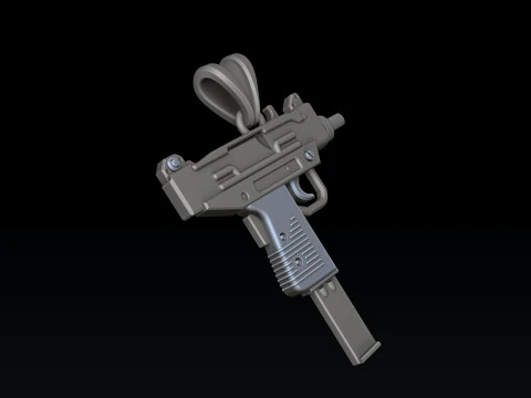 Modello di stampa 3D stilizzato Gan v5 pendente Modello di stampa 3D