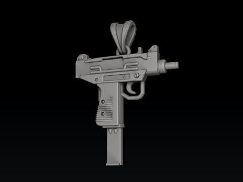 Model cetak 3D Liontin Gan v5 bergaya Model Cetak 3D