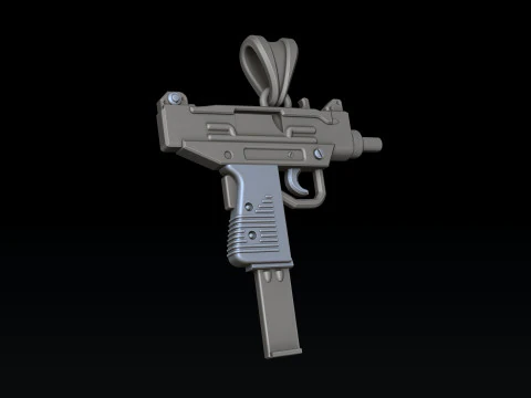 Modello di stampa 3D stilizzato Gan v5 pendente Modello di stampa 3D