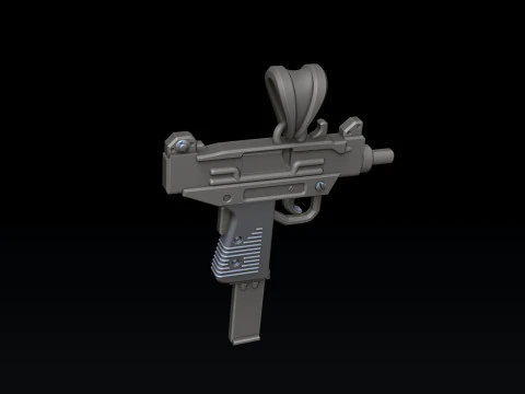 Modello di stampa 3D stilizzato Gan v5 pendente Modello di stampa 3D