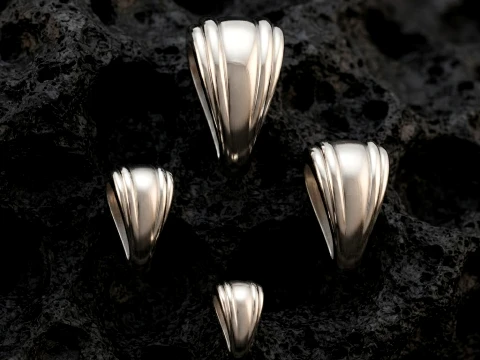 Jewelry Bail v4 3D print model 3D Print Model
