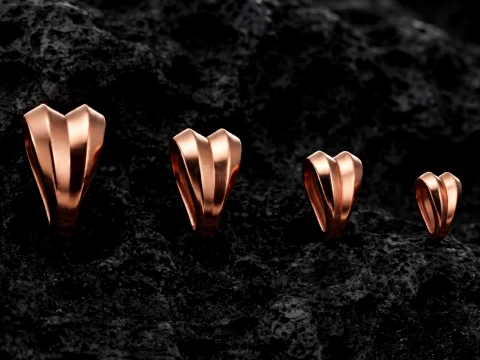 Jewelry Bail v6 3D print model 3D Print Model