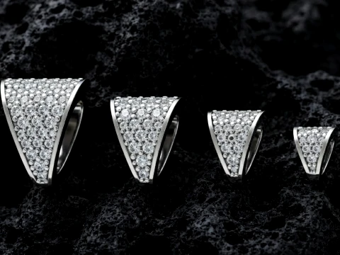 Jewelry Bail v13 3D Print Model