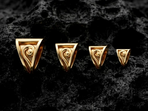 Jewelry Bail v20 3D print model 3D Print Model