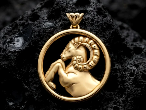 Zodiac Aries Pendant Light 3D print model 3D Print Model