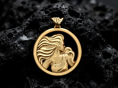 Zodiac Virgo Pendant Light 3D print model 3D Print Model