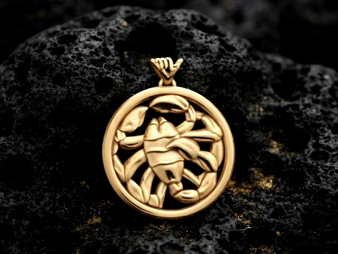 Zodiac Scorpio Pendant Light 3D print model 3D Print Model