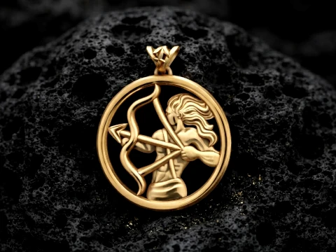 Zodiac Sagittarius Pendant Light 3D print model 3D Print Model