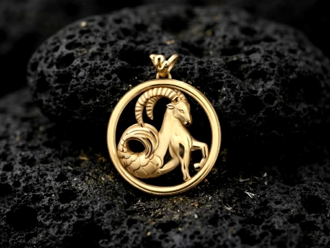 Zodiac Capricorn Pendant Light 3D print model 3D Print Model