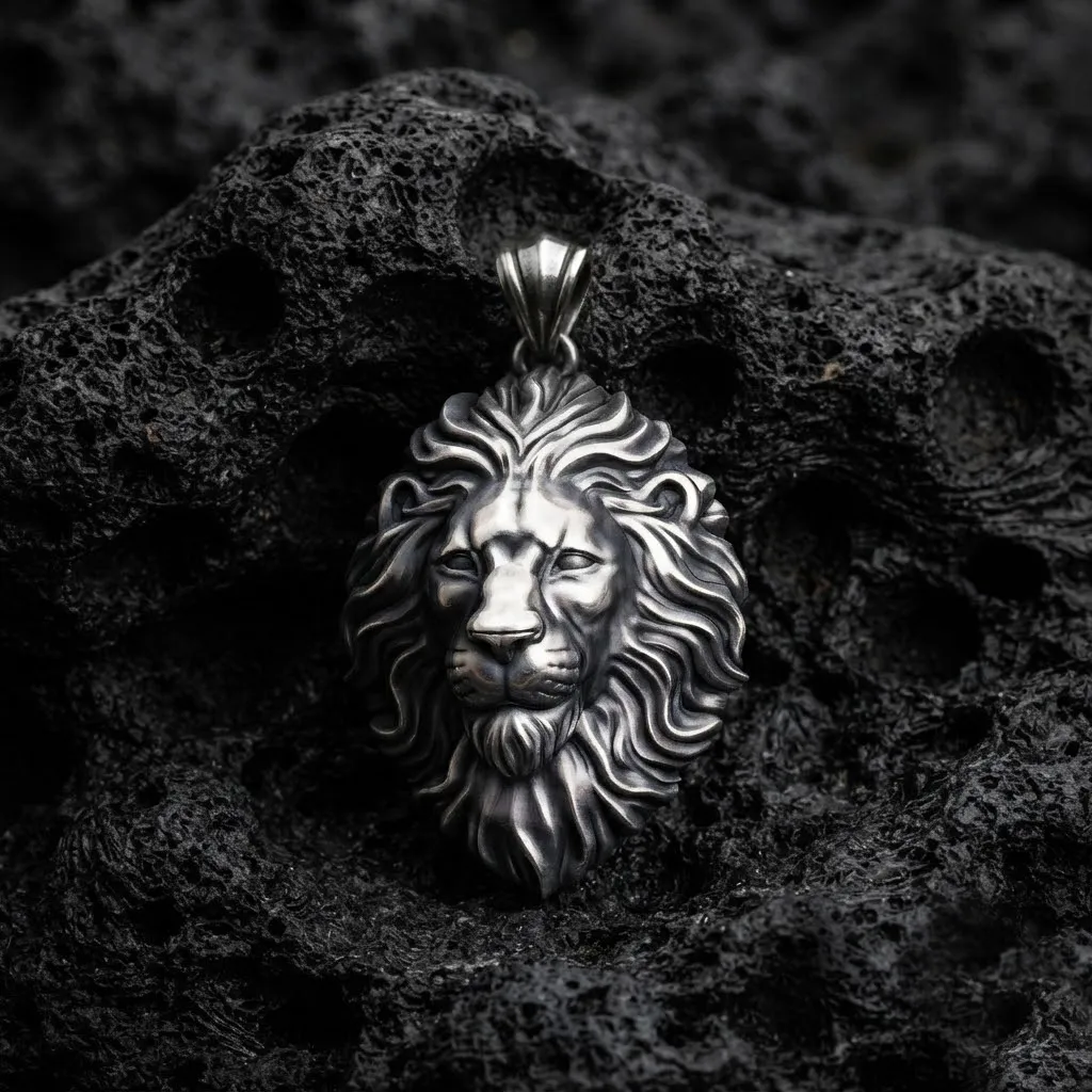 Classic Lion Pendant 3D print model 3D Print Model .c4d .max .obj .3ds .fbx .stl .blend 