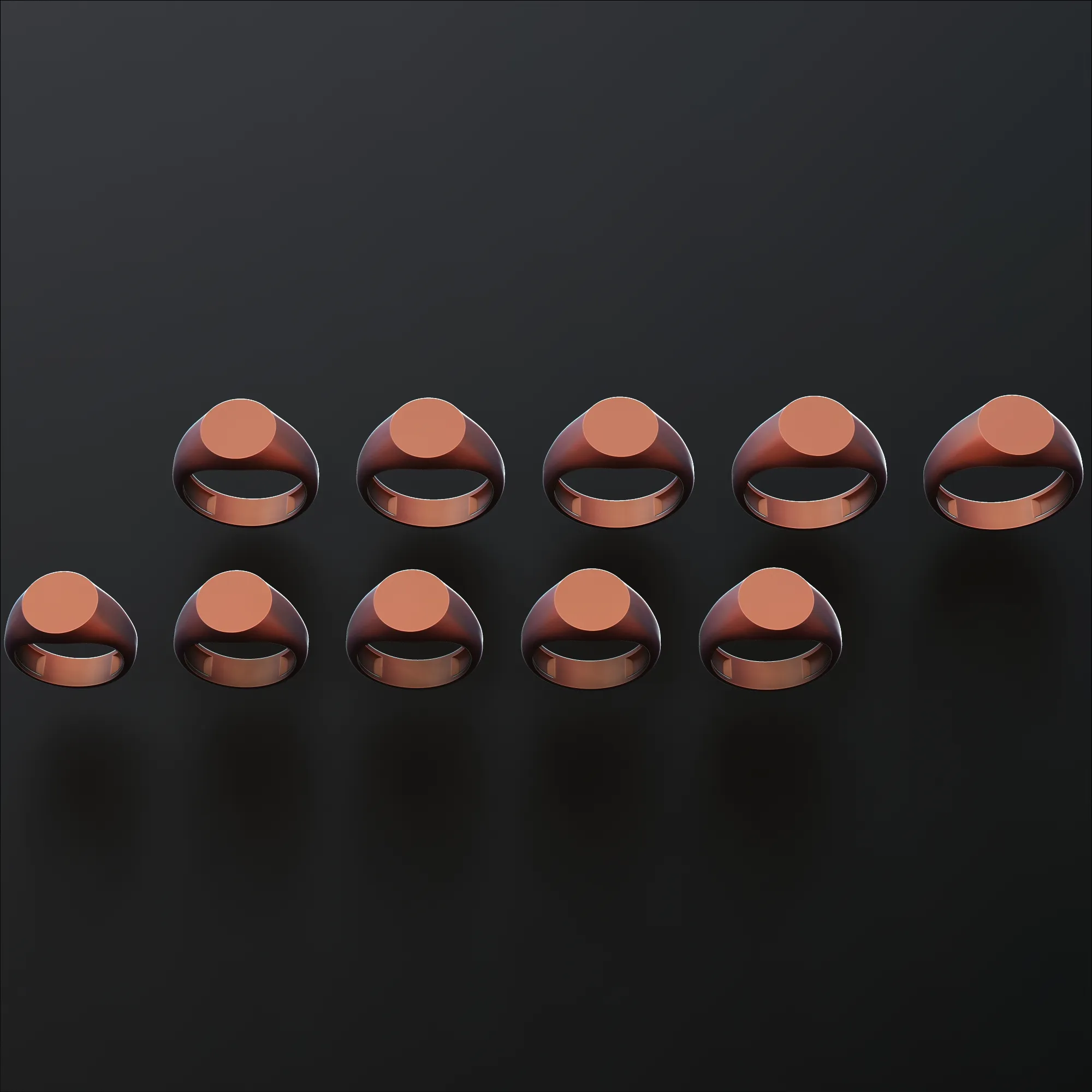 쥬얼리 인장 반지 v1 S 사이즈 3D 프린트 모델 3D 프린트 모델 .c4d .max .obj .3ds .fbx .stl .blend 