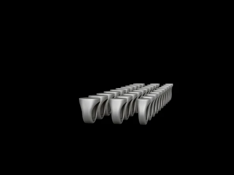 Jewelry Signet Ring v2 SML Sizes Pack 3D Print Model