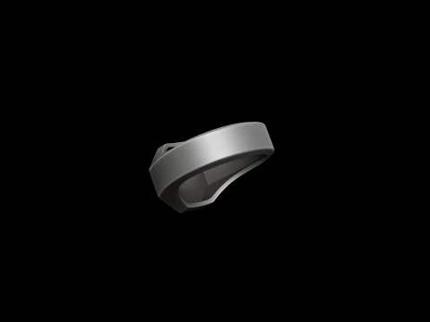 Jewelry Signet Ring v4 M Size 3D print model 3D Print Model