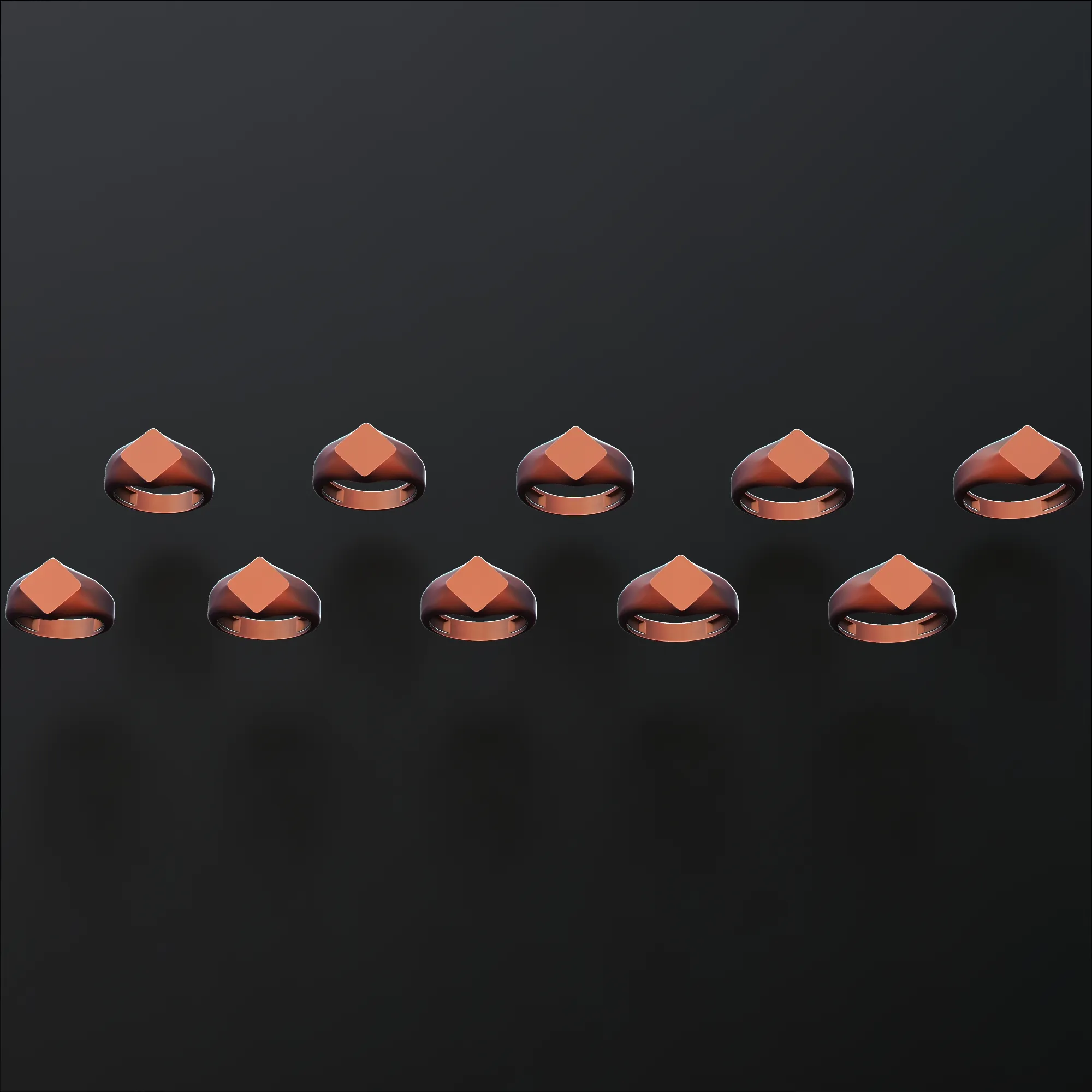 ジュエリー シグネット リング v5 S サイズ 3D プリント モデル 3Dプリントモデル .c4d .max .obj .3ds .fbx .stl .blend 