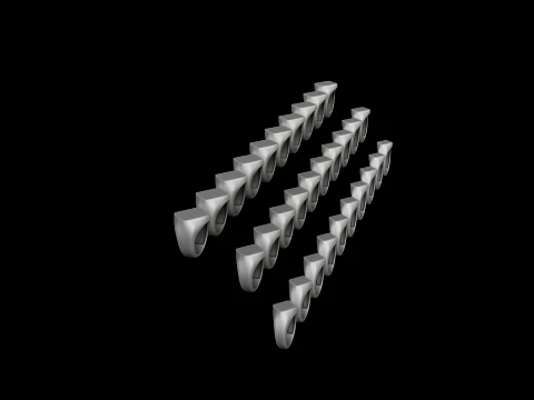 Jewelry Signet Ring v5 S M L Sizes Pack 3D Print Model