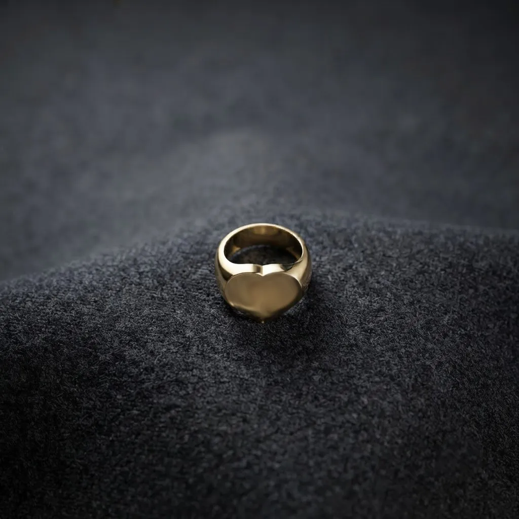 Jewelry Signet Ring v6 L Size 3D print model 3D Print Model .c4d .max .obj .3ds .fbx .stl .blend 