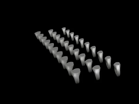 Jewelry Signet Ring v6 S M L Sizes Pack 3D Print Model