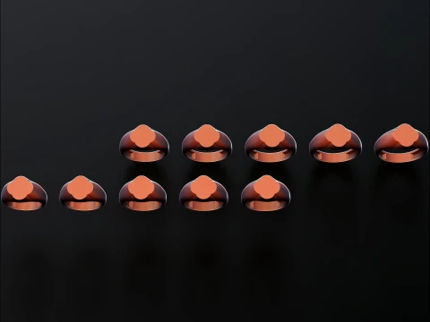 Schmuck Siegelring v7 Gr&ouml;&szlig;e S 3D Druckmodell