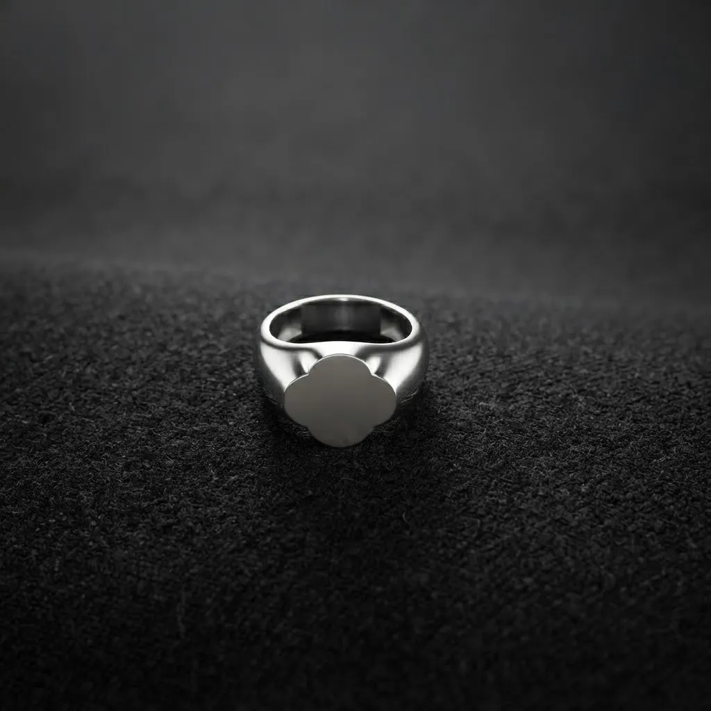 Schmuck Siegelring v7 M Gr&ouml;&szlig;e 3D-Druckmodell 3D Druckmodell .c4d .max .obj .3ds .fbx .stl .blend 