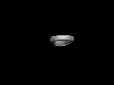 Jewelry Signet Ring v8 S Size 3D print model 3D Print Model