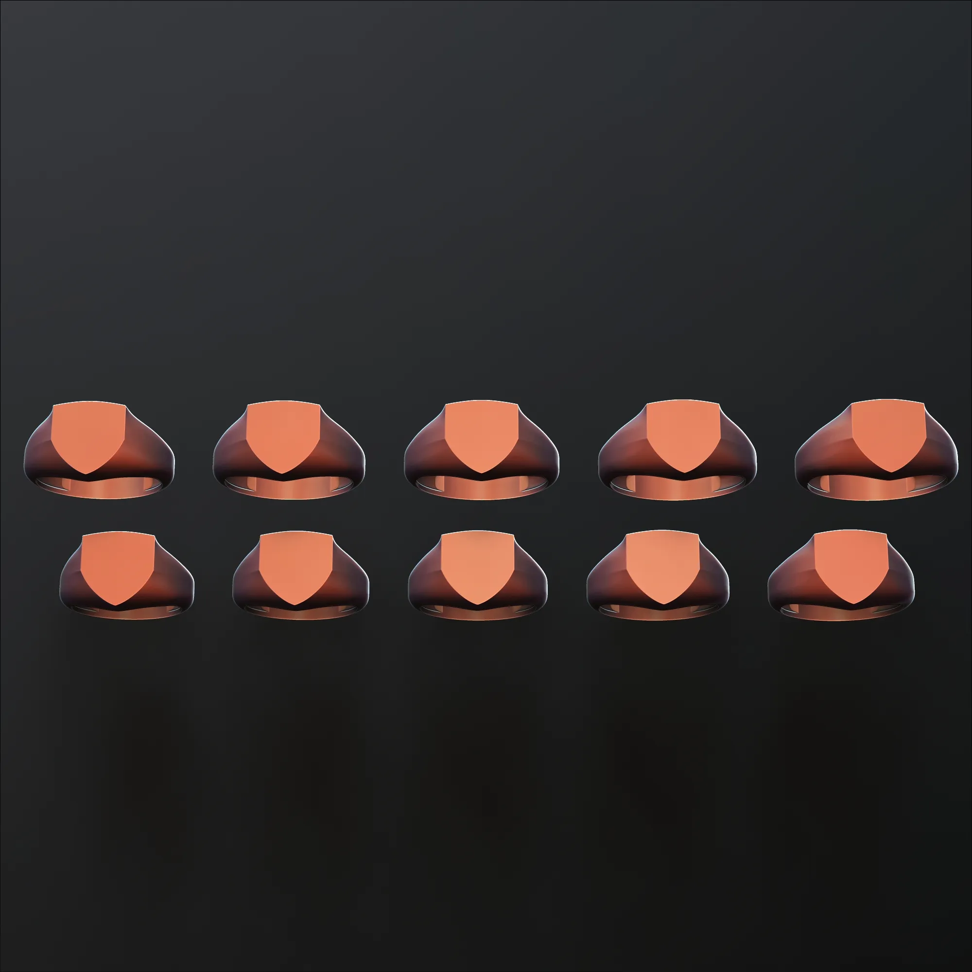 Jewelry Signet Ring v9 S Size 3D print model 3D Print Model .c4d .max .obj .3ds .fbx .stl .blend 