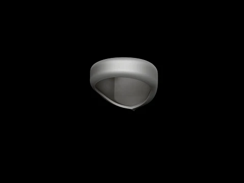 Jewelry Signet Ring v10 L Size 3D print model 3D Print Model