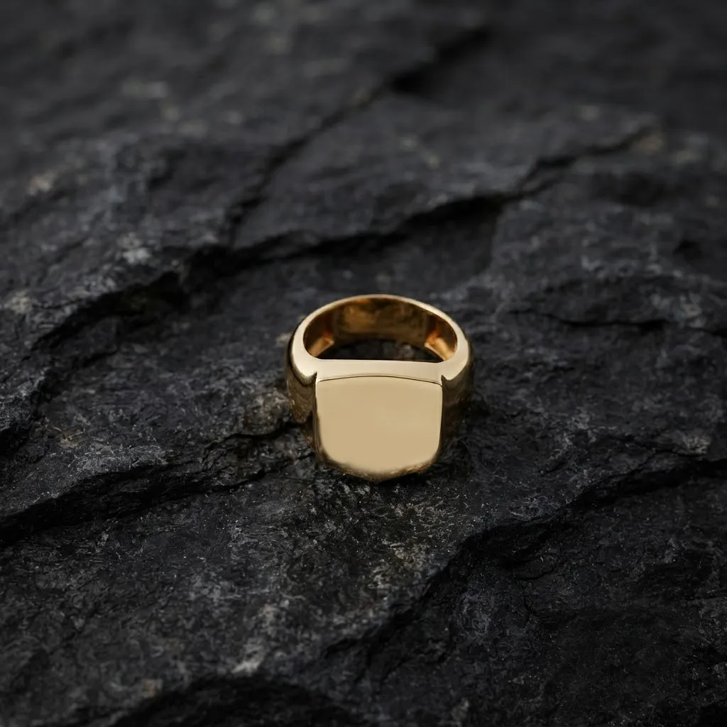 Jewelry Signet Ring v10 L Size 3D print model 3D Print Model .c4d .max .obj .3ds .fbx .stl .blend