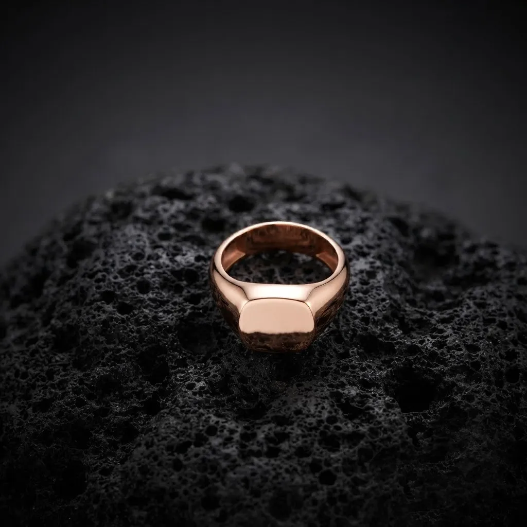 Jewelry Signet Ring v12 S Size 3D print model 3D Print Model .c4d .max .obj .3ds .fbx .stl .blend