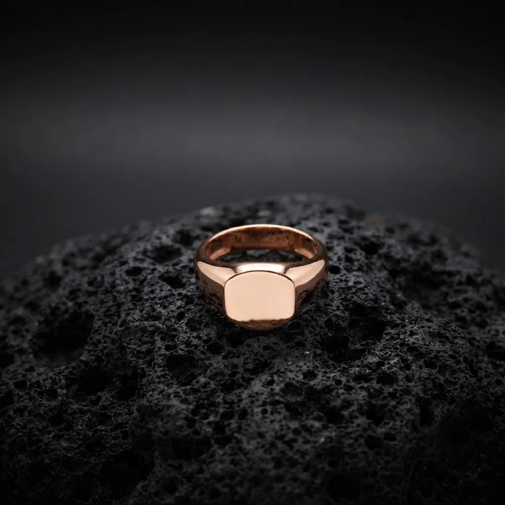Jewelry Signet Ring v13 S Size 3D print model 3D Print Model .c4d .max .obj .3ds .fbx .stl .blend