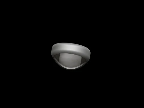 Jewelry Signet Ring v13 M Size 3D print model 3D Print Model