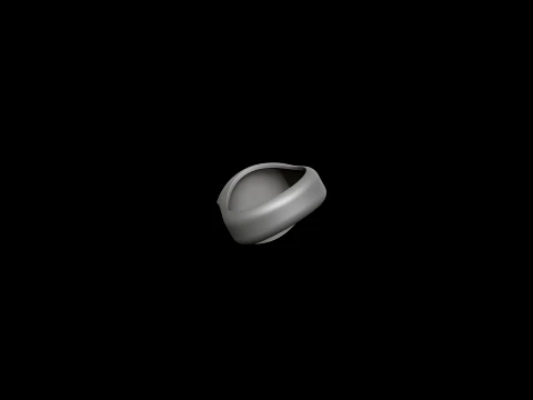 Jewelry Signet Ring v13 L Size 3D print model 3D Print Model