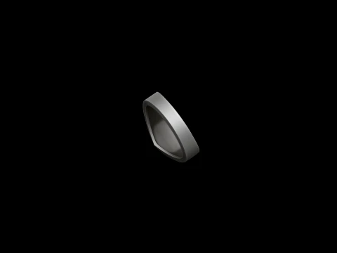 Jewelry Signet Ring v14 S Size 3D print model 3D Print Model
