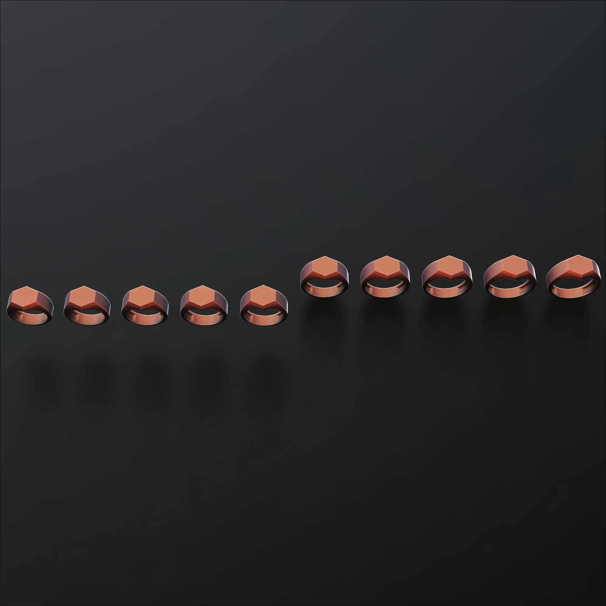 Jewelry Signet Ring v15 S Size 3D print model 3D Print Model .c4d .max .obj .3ds .fbx .stl .blend 