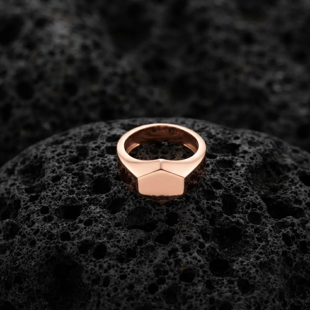 Jewelry Signet Ring v15 S Size 3D print model 3D Print Model .c4d .max .obj .3ds .fbx .stl .blend