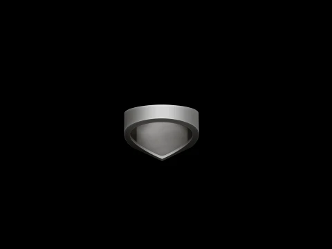 Jewelry Signet Ring v15 L Size 3D print model 3D Print Model
