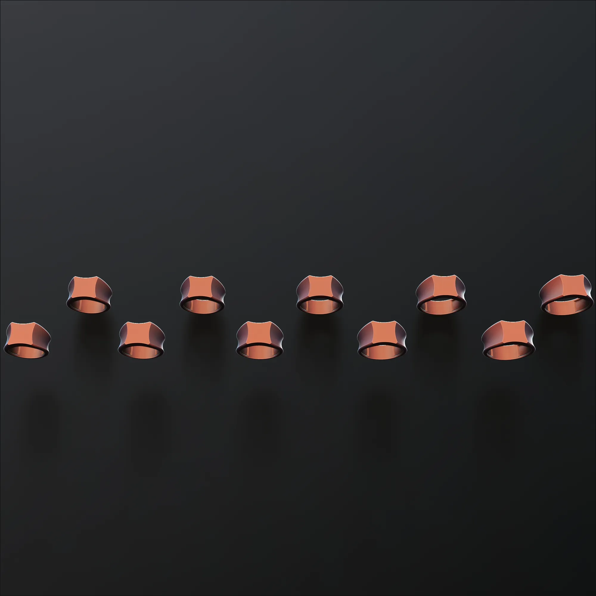 Jewelry Signet Ring v18 S Size 3D print model 3D Print Model .c4d .max .obj .3ds .fbx .stl .blend 