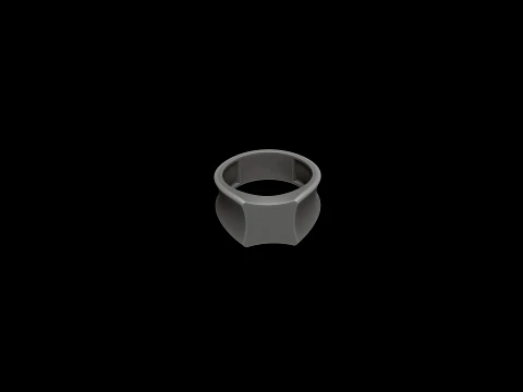 Jewelry Signet Ring v18 S Size 3D print model 3D Print Model